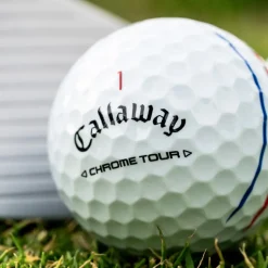 Balles neuves Callaway Golf Chrome Tour Triple Track White