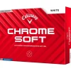 Balles neuves Callaway Golf Chrome Soft White