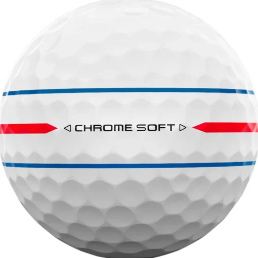 Balles neuves Callaway Golf Chrome Soft 360 Triple Track White