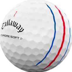 Balles neuves Callaway Golf Chrome Soft Triple Track White