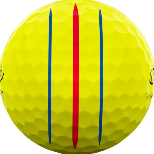 Balles neuves Callaway Golf Chrome Tour Triple Track Yellow