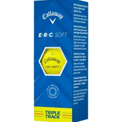 Balles neuves Callaway Golf ERC Soft Triple Track Yellow