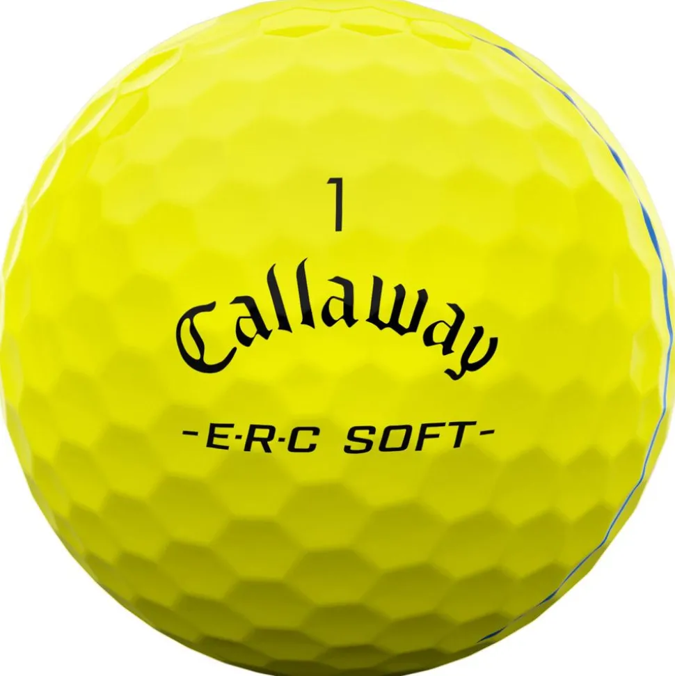 Balles neuves Callaway Golf ERC Soft Triple Track Yellow