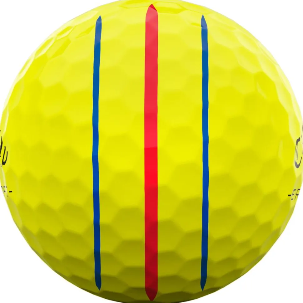 Balles neuves Callaway Golf ERC Soft Triple Track Yellow