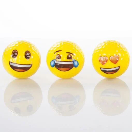 Balles neuves Emoji Pack 6 Balles Emoji