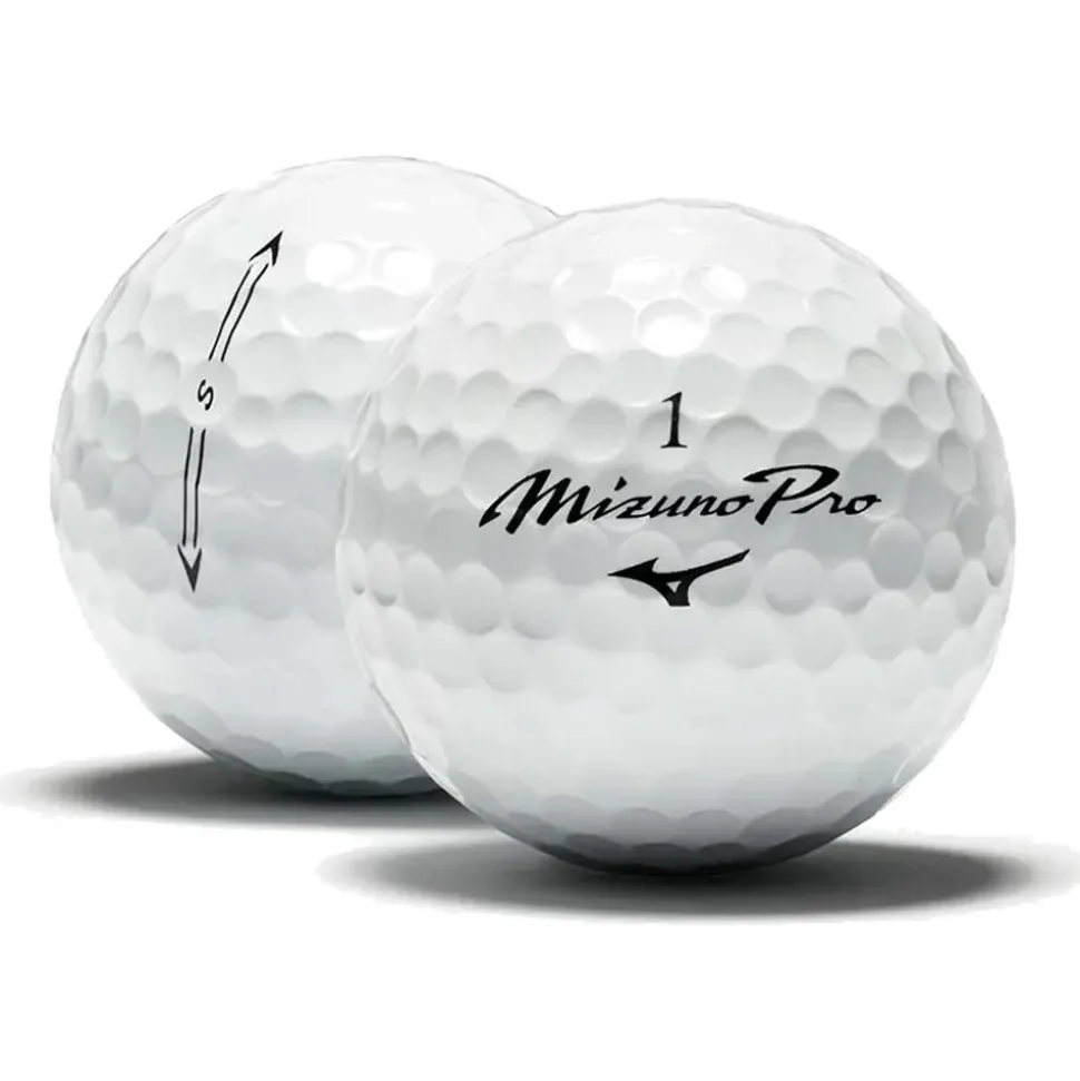 Balles neuves Mizuno Pro S White