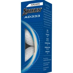 Balles neuves Srixon AD333 11 Pure White
