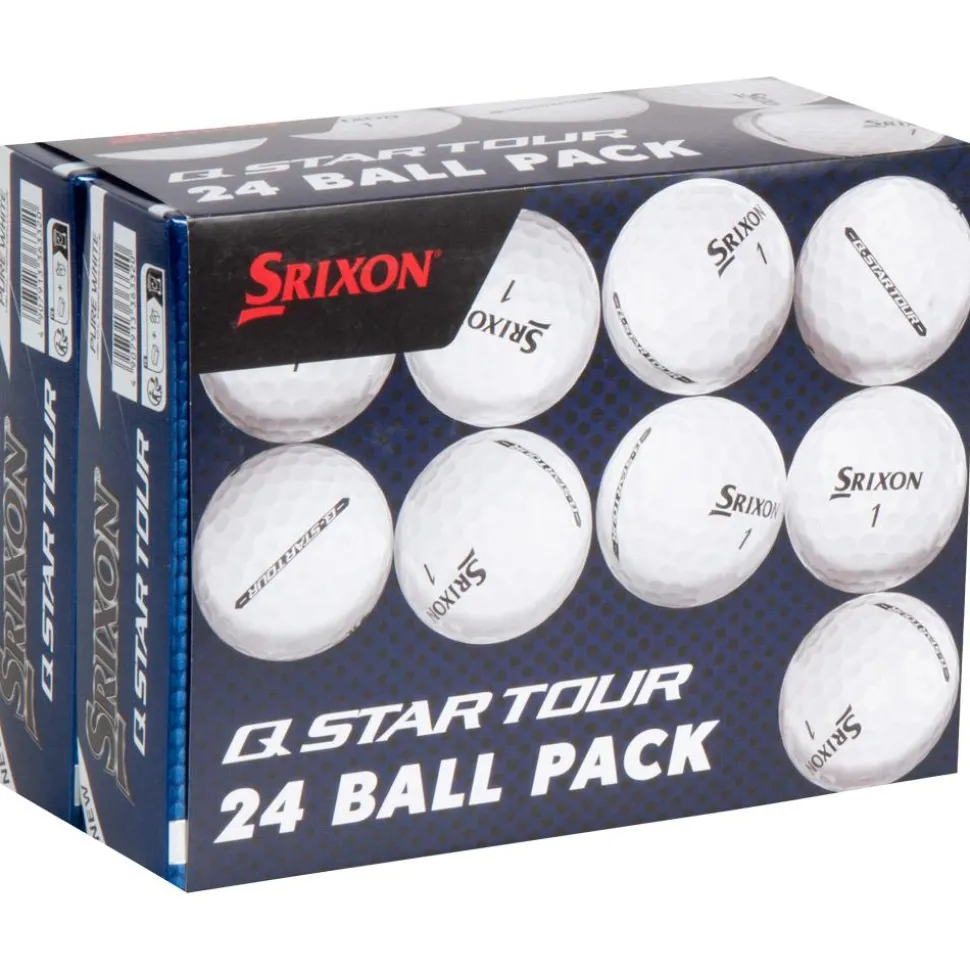 Balles neuves Srixon Q-Star Tour 5 Sleeved 24 Balles White