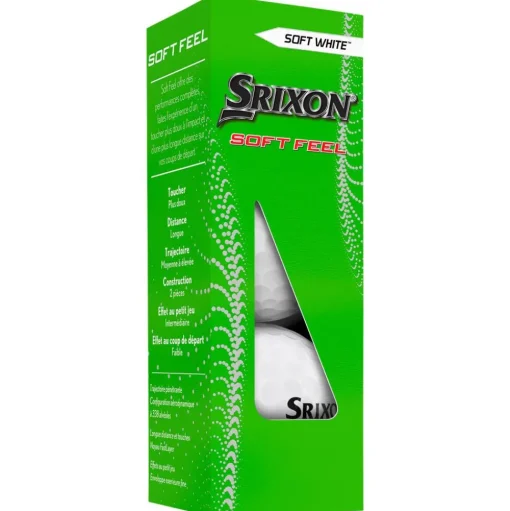 Balles neuves Srixon Soft Feel 13 White