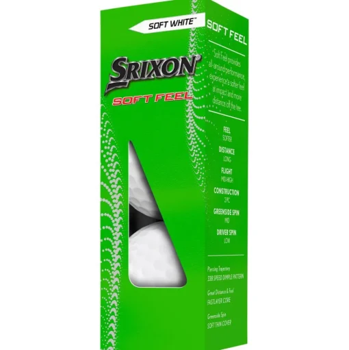 Balles neuves Srixon Soft Feel 13 White