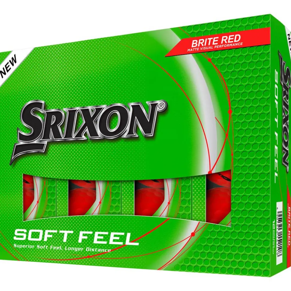 Balles neuves Srixon Soft Feel 14 Brite Red