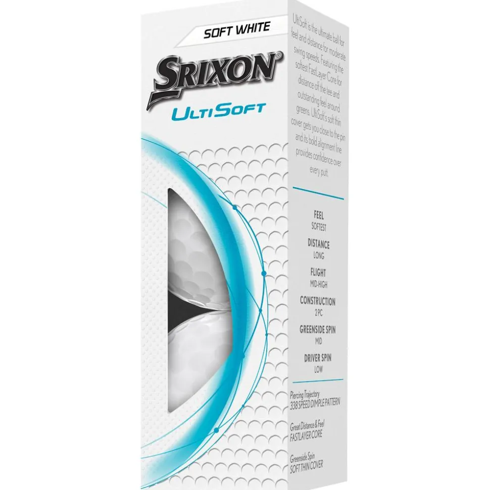 Balles neuves Srixon Ultisoft 5 White