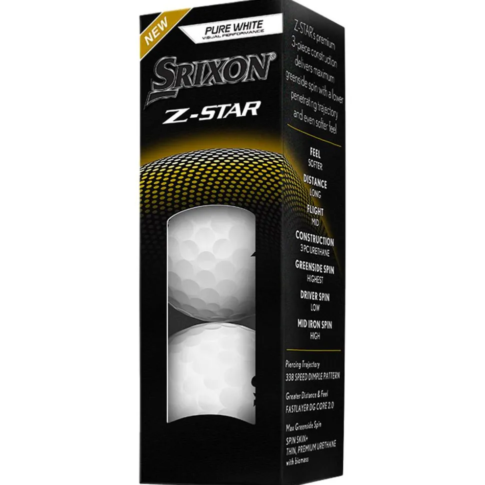 Balles neuves Srixon Z-Star White