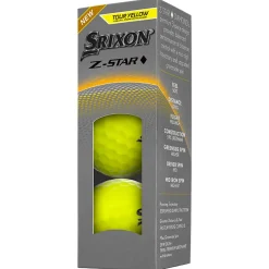 Balles neuves Srixon Z-Star Diamond Tour Yellow