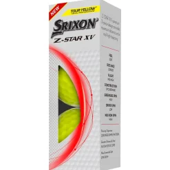Balles neuves Srixon Z-Star XV Tour Yellow