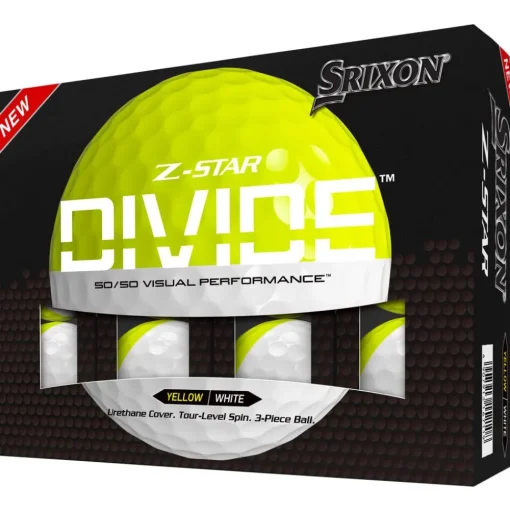 Balles neuves Srixon Z-Star Divide White Yellow