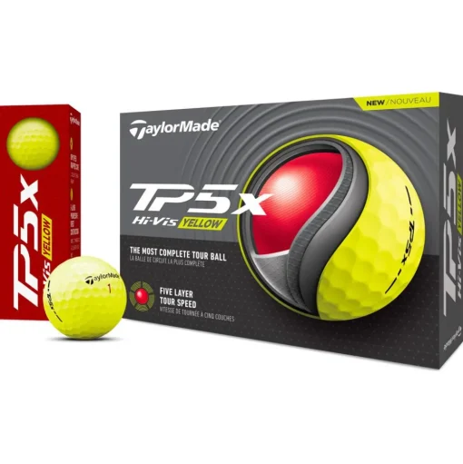 Balles neuves Taylormade TP5x Yellow