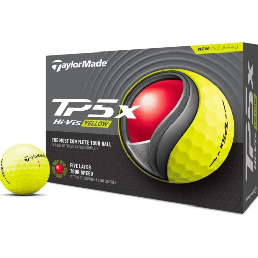 Balles neuves Taylormade TP5x Yellow