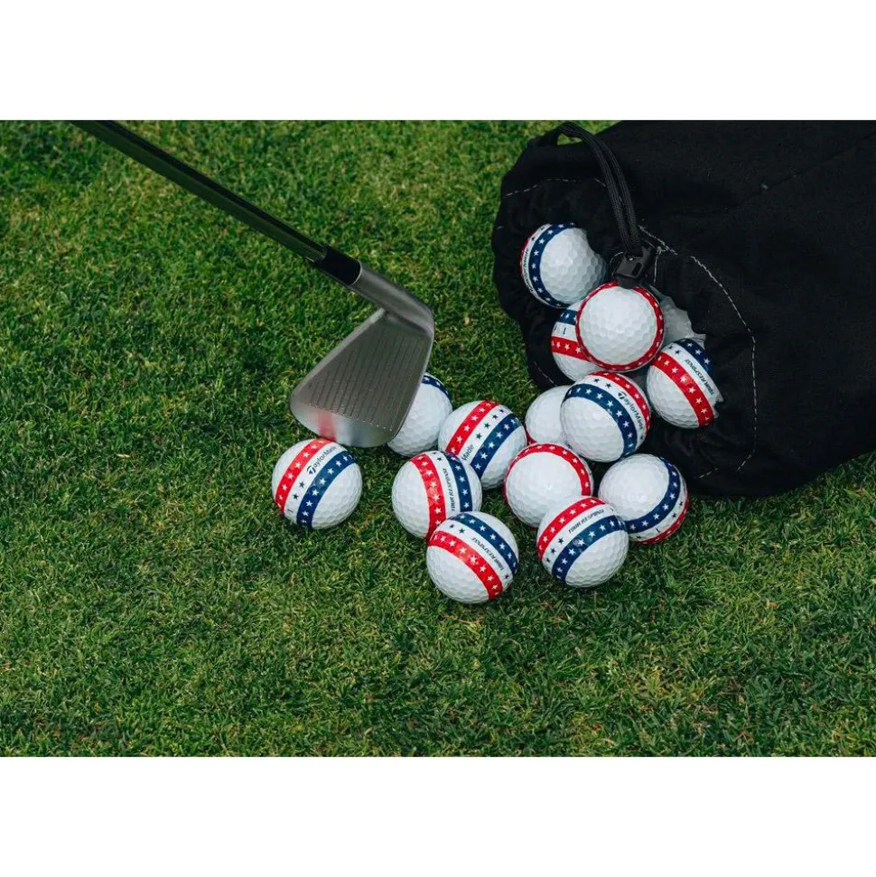 Balles neuves Taylormade Tour Response Stripe USA