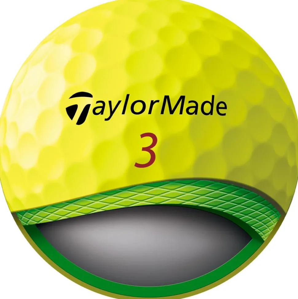 Balles neuves Taylormade Tour Response Yellow