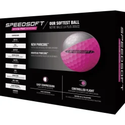 Balles neuves Taylormade SpeedSoft Pink