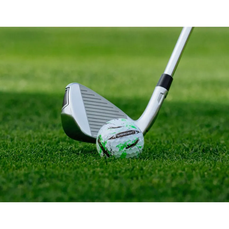 Balles neuves Taylormade SpeedSoft Ink Green