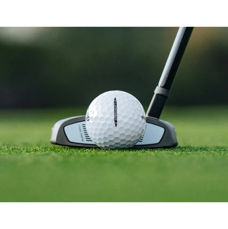 Balles neuves Taylormade SpeedSoft Ink Green