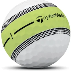 Balles neuves Taylormade Tour Response Stripe Neon Yellow