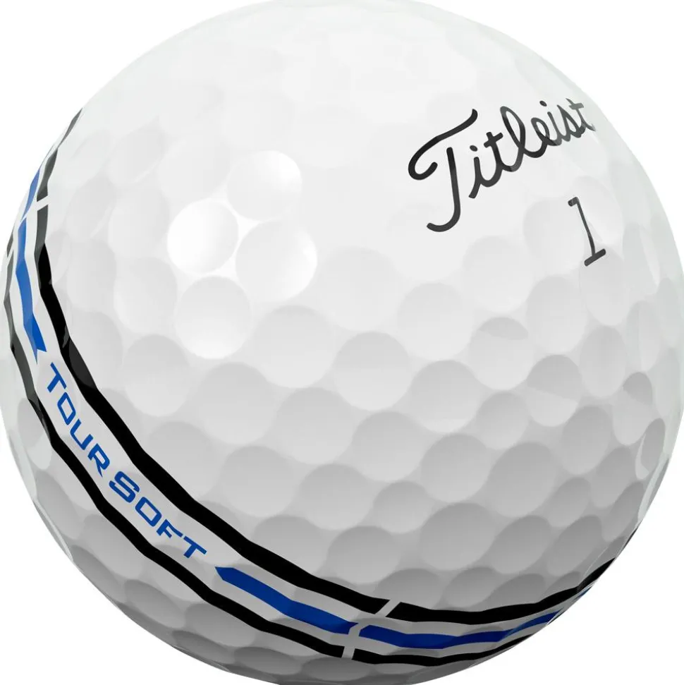 Balles neuves Titleist Tour Soft White AIM 360