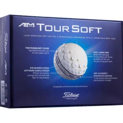 Balles neuves Titleist Tour Soft White AIM 360