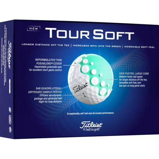 Balles neuves Titleist Tour Soft White