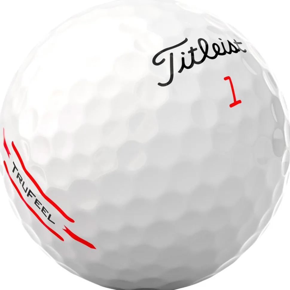 Balles neuves Titleist Trufeel White
