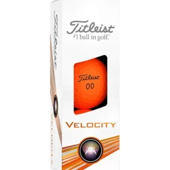 Balles neuves Titleist Velocity Orange