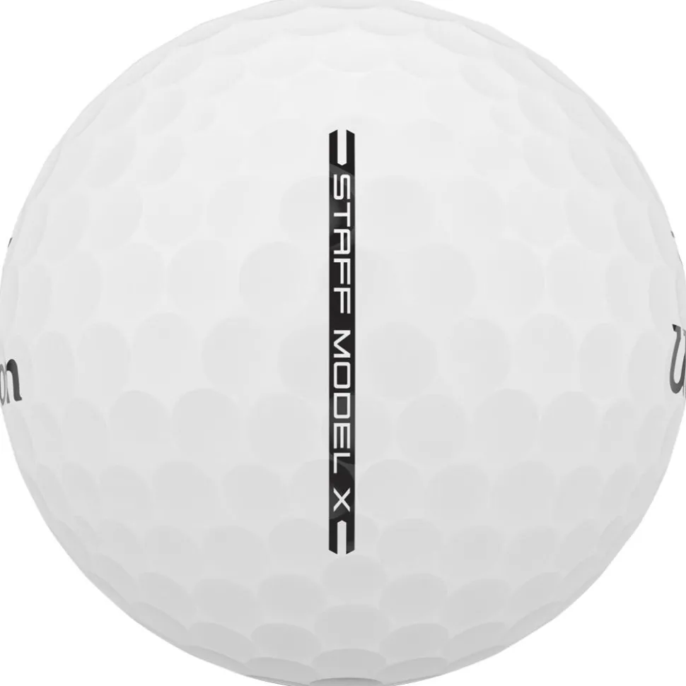 Balles neuves Wilson Staff Model X White