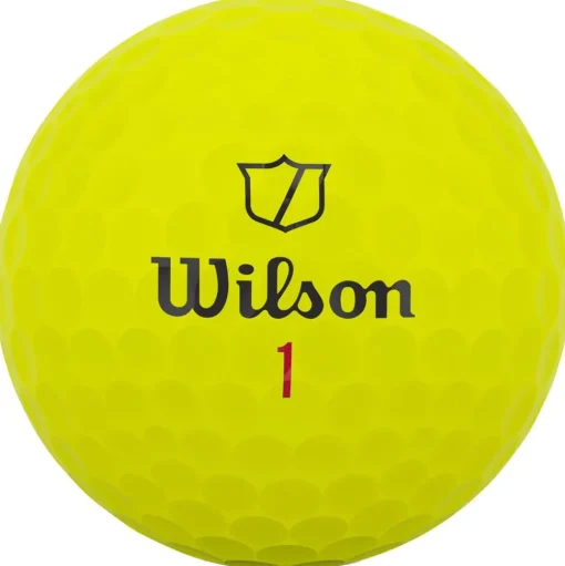 Balles neuves Wilson Staff Model X Yellow