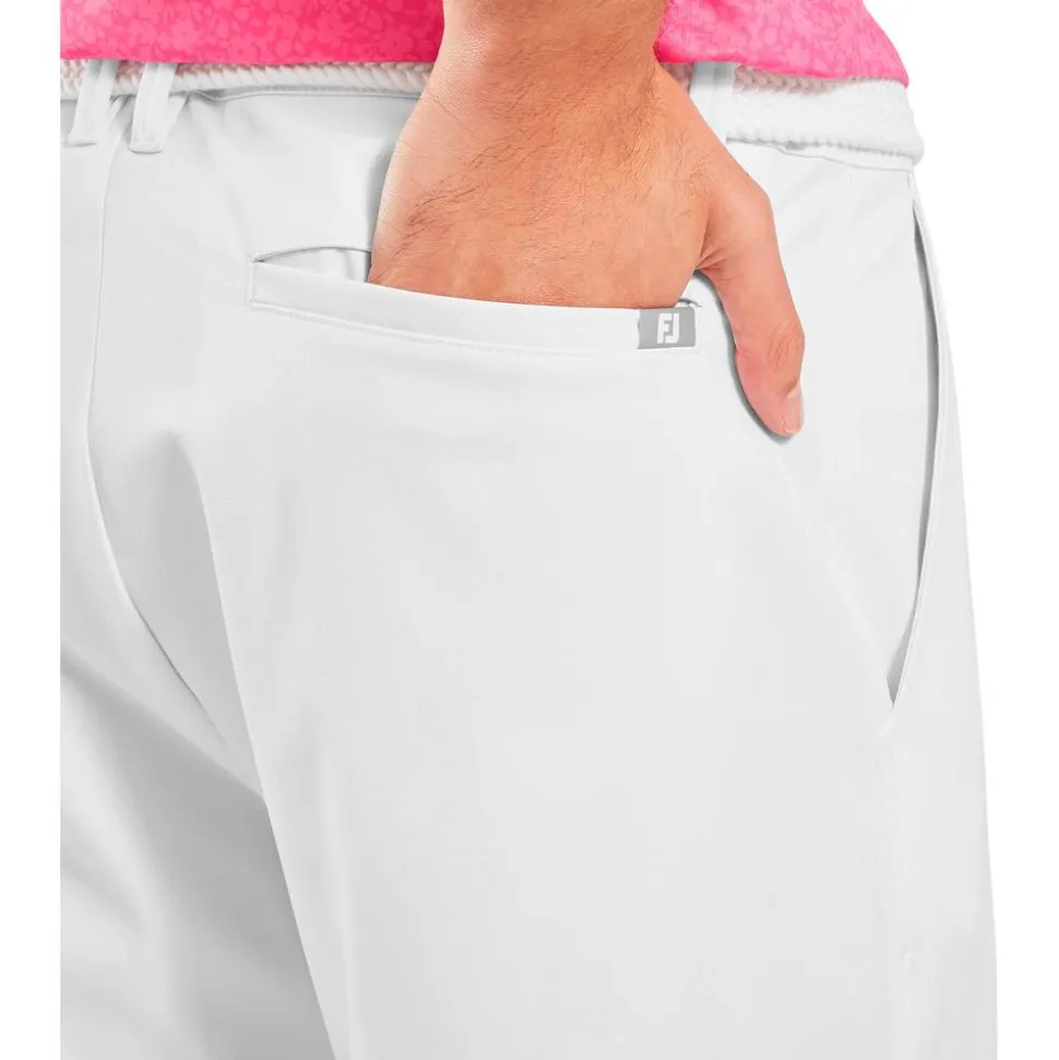Bermuda Footjoy Performance Tapered Fit Shorts White