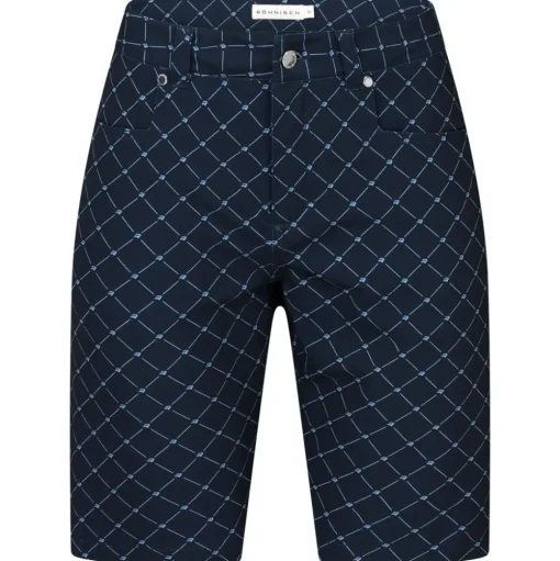 Bermuda Rohnisch Chie Comfort Bermuda R Check Navy