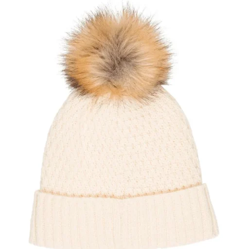 Bonnet Callaway Golf Ladies Pom Pom Beanie Cream