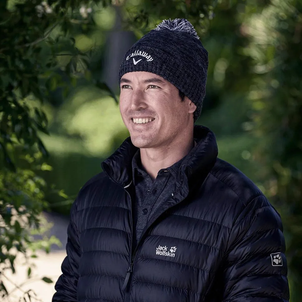 Bonnet Callaway Golf TA Pom Beanie Black