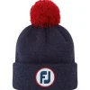 Bonnet Footjoy Solid Pom Pom Heather Navy