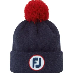 Bonnet Footjoy Solid Pom Pom Heather Navy