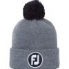 Bonnet Footjoy Solid Pom Pom Heather Grey