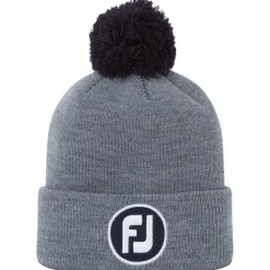 Bonnet Footjoy Solid Pom Pom Heather Grey