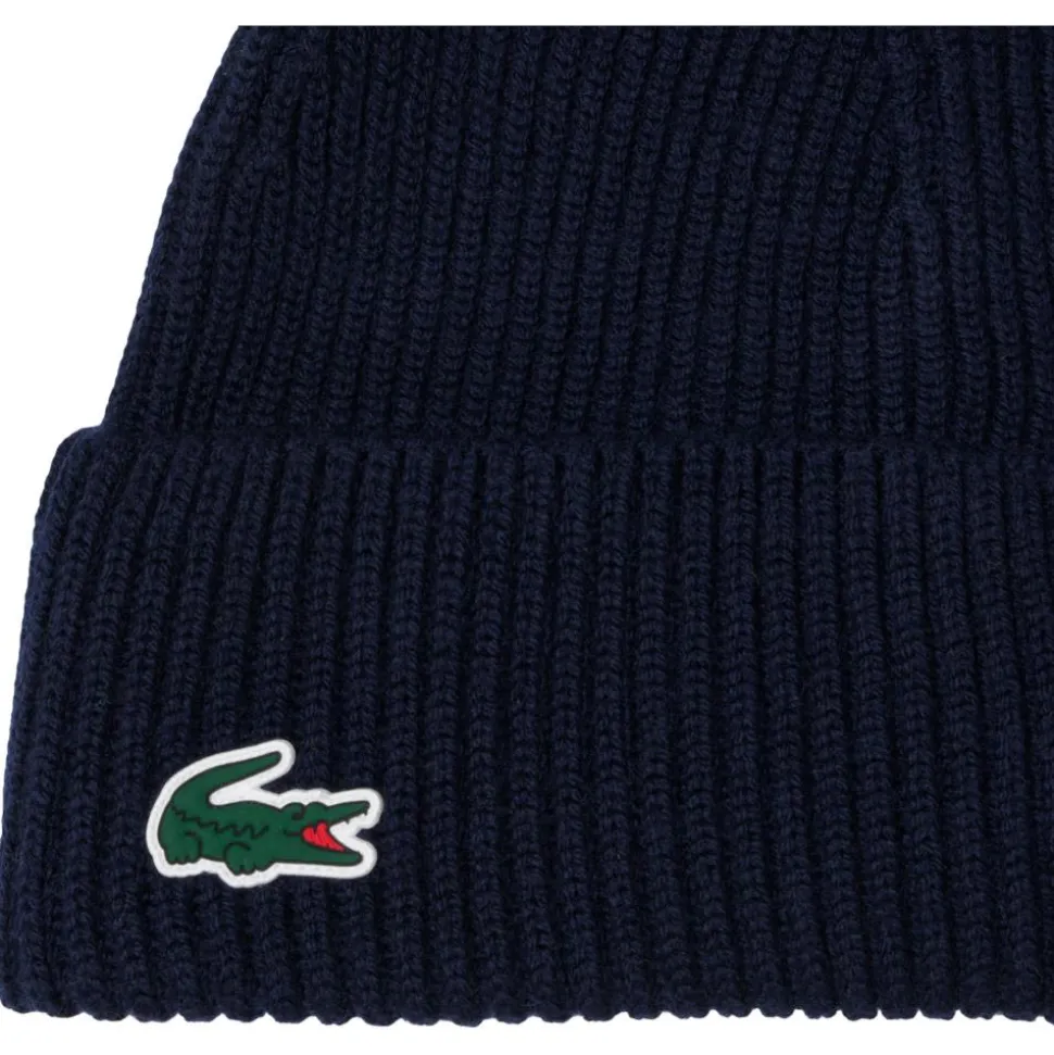 Bonnet Lacoste Golf Beanie Marine