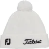 Bonnet Titleist Tour Pom Pom White Black