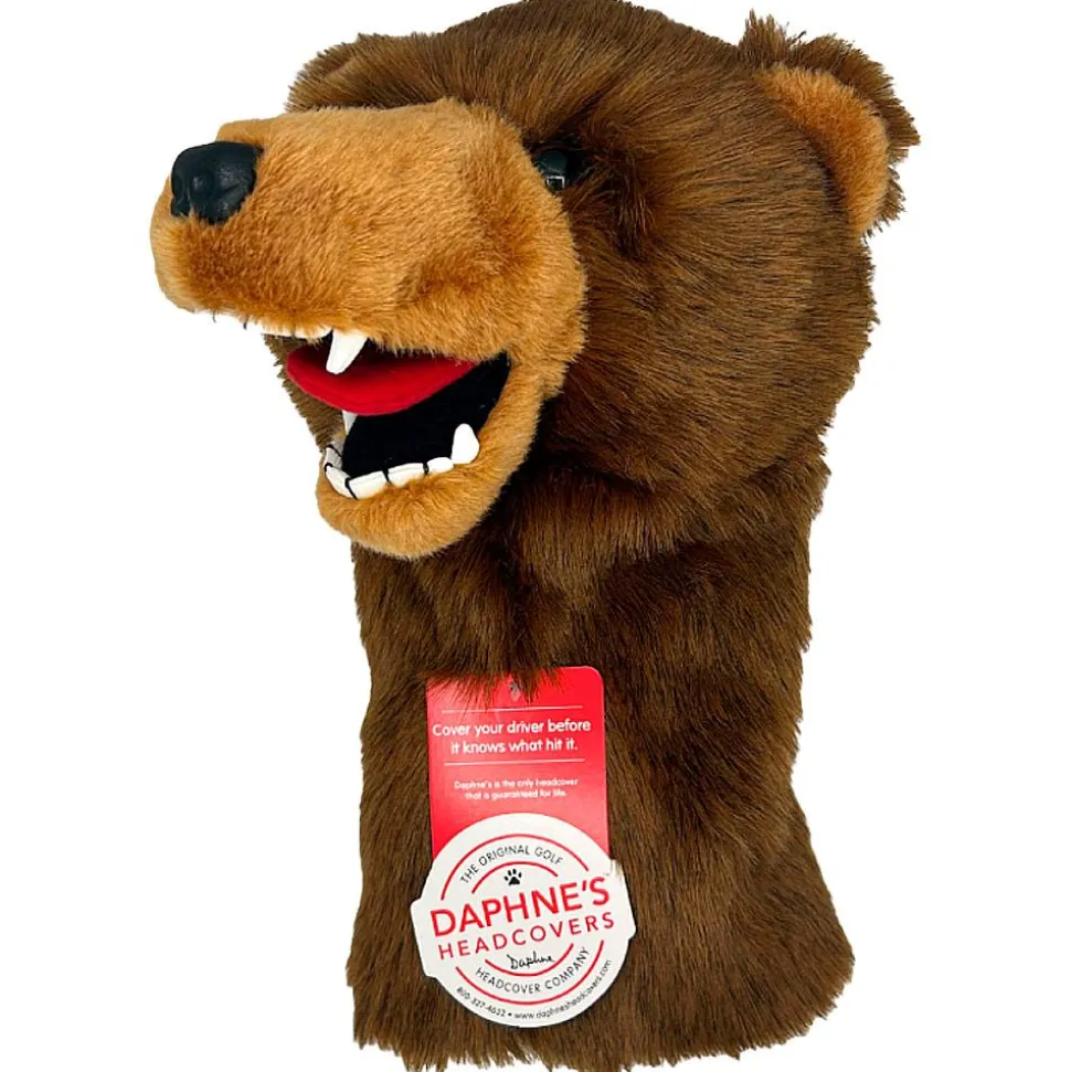 Capuchon de club Daphne Couvre-Bois Peluche Grizzly Bear
