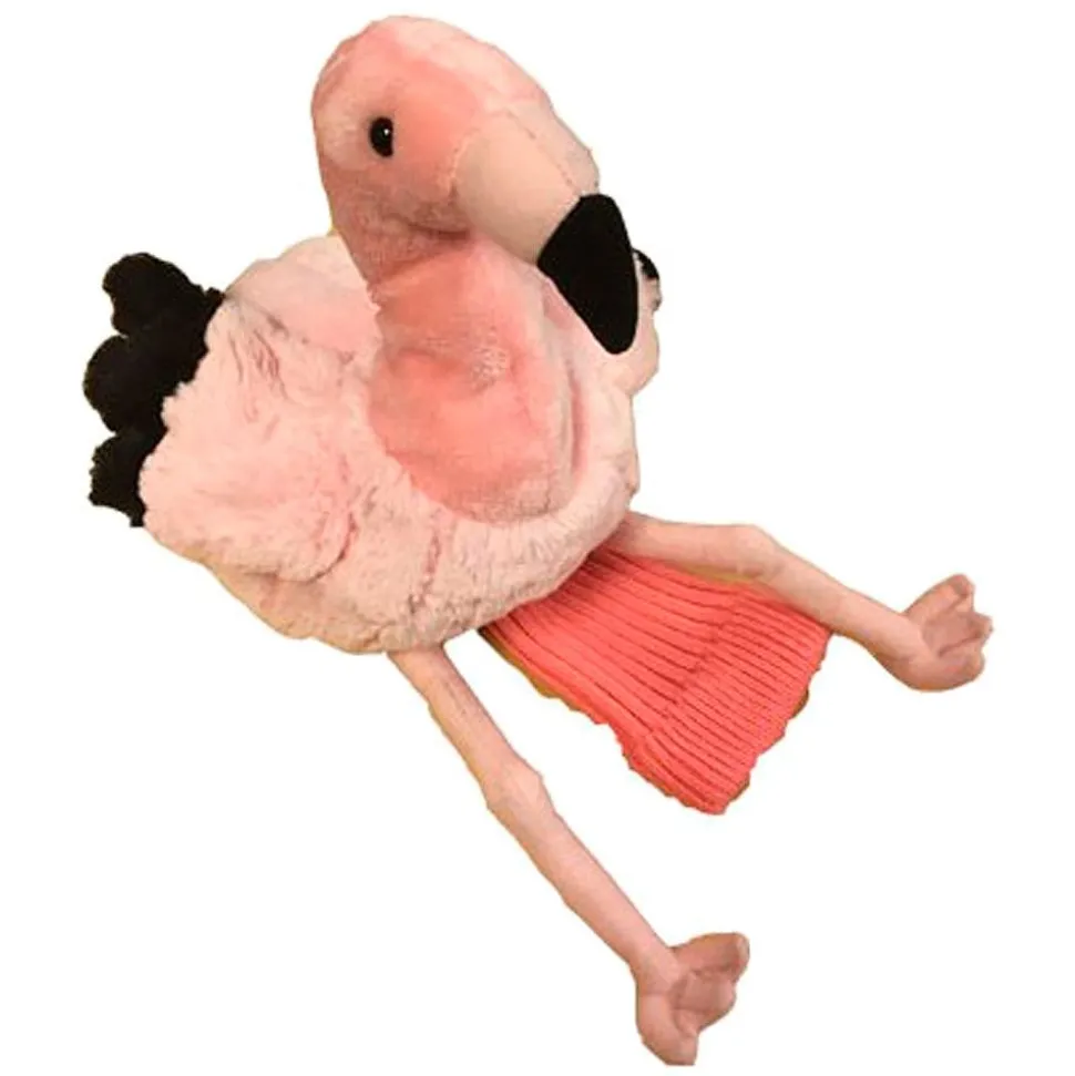 Capuchon de club Lascar Couvre-bois Peluche Flamant Rose
