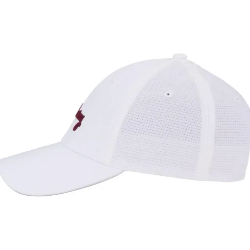 Casquette Callaway Golf Women Stitch Magnet White Red Plum