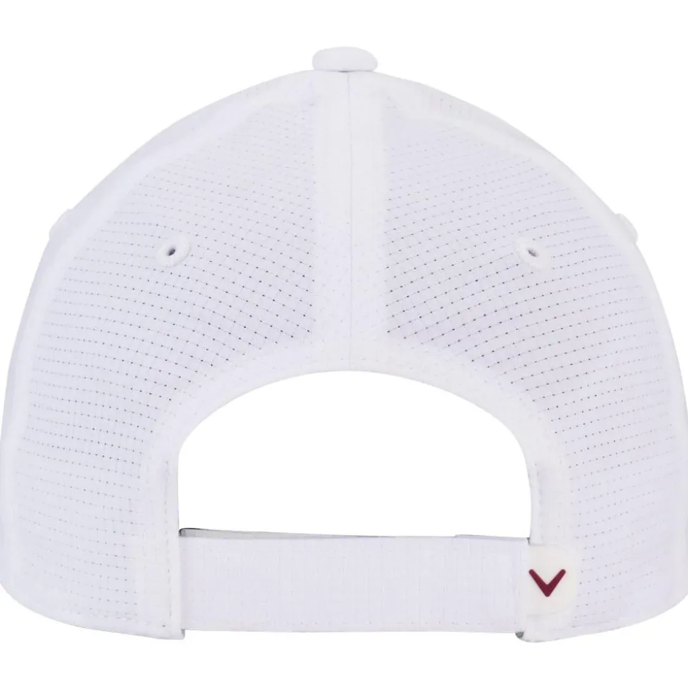 Casquette Callaway Golf Women Stitch Magnet White Red Plum