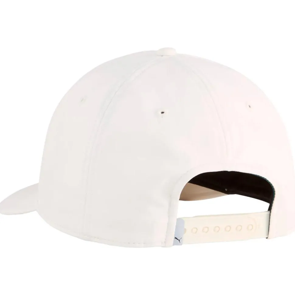 Casquette Puma Golf Heritage P Cap Alpine Snow Green Terrain
